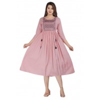 Anarkali Kurti Pink Anarkali Kurti Pink