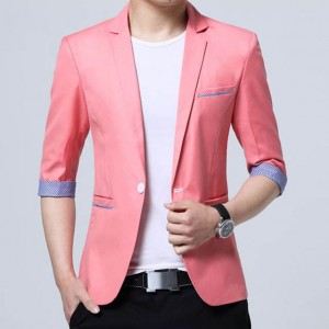Half Sleeve Blazer Men